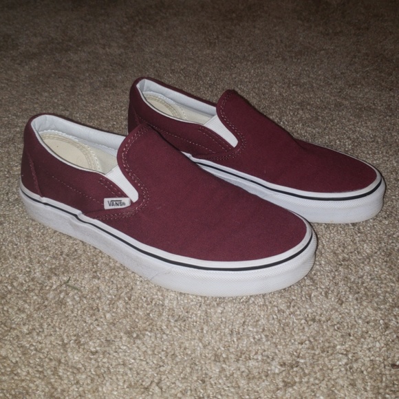 vans crimson vans crimson